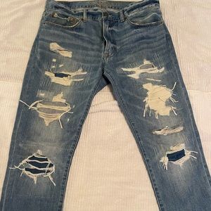 American Eagle Distressed Slim Fit Jeans
